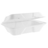 9x6'' Bagasse Clamshell
