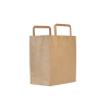 Compostable Handled Brown Bag (10'')