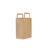 Compostable Handled Brown Bag (7'')
