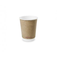8oz Double Wall Brown Kraft Cup